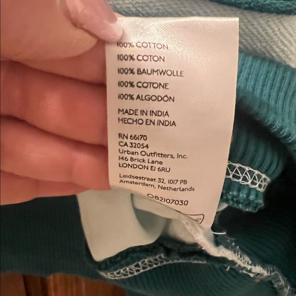Pilcro NWOT Teal and pale blue Knit PULL OVER - Picture 5 of 11
